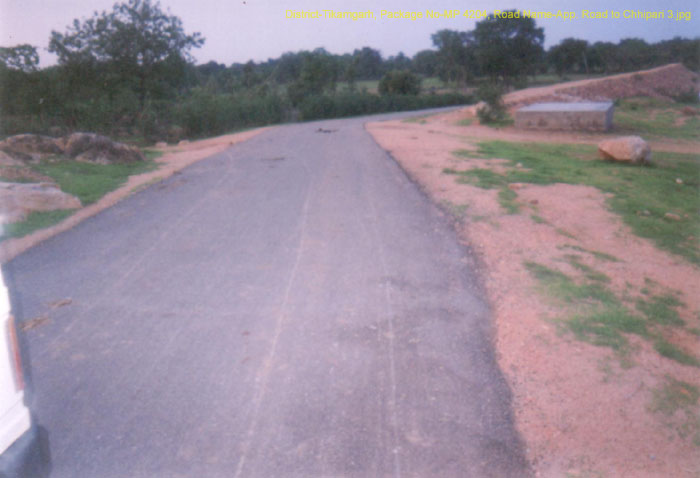 District-Tikamgarh, Package No-MP 4204, Road Name-App. Road to Chhipari 3